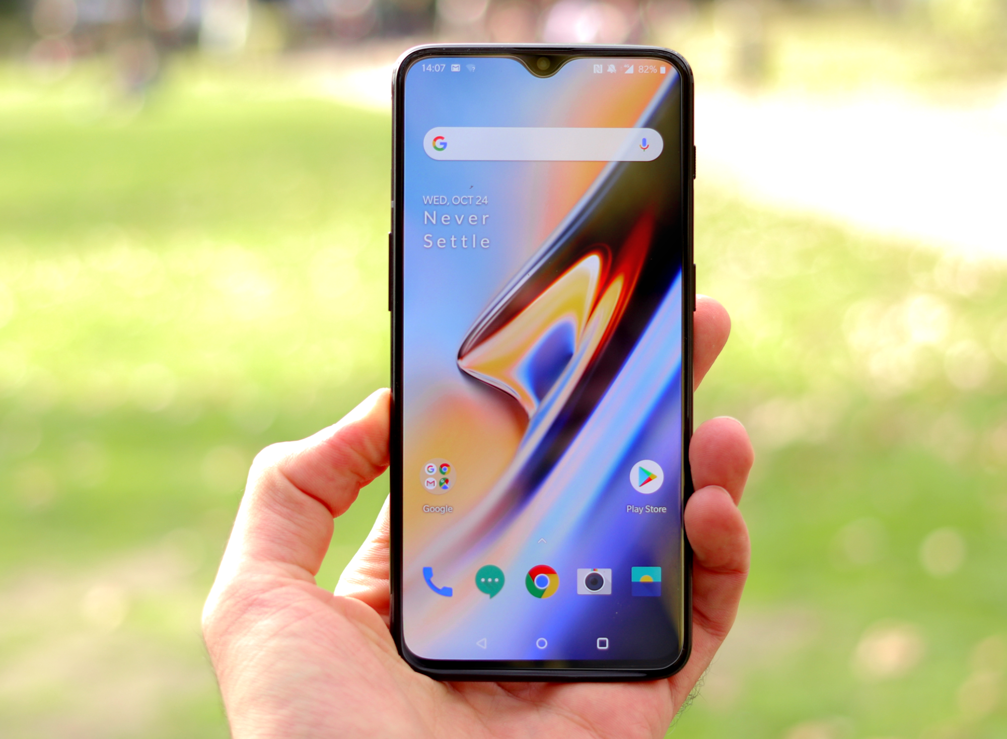 A phone with a Fusion black bumper